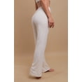 thumbnail image 2 of Women's Cottonique W12208 Latex Free Organic Cotton Drawstring Lounge Pant (Natural 7), 2 of 5