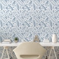 thumbnail image 3 of Ambesonne Surfboard Peel & Stick Wallpaper for Home, Doodle Summertime, 13"x72", Petrol Blue Slate Blue, 3 of 6