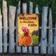 thumbnail image 5 of Placa Metal Vintage Pintura Hierro Rectangular Pollo Arte Pared Del 20x30cm, 5 of 9