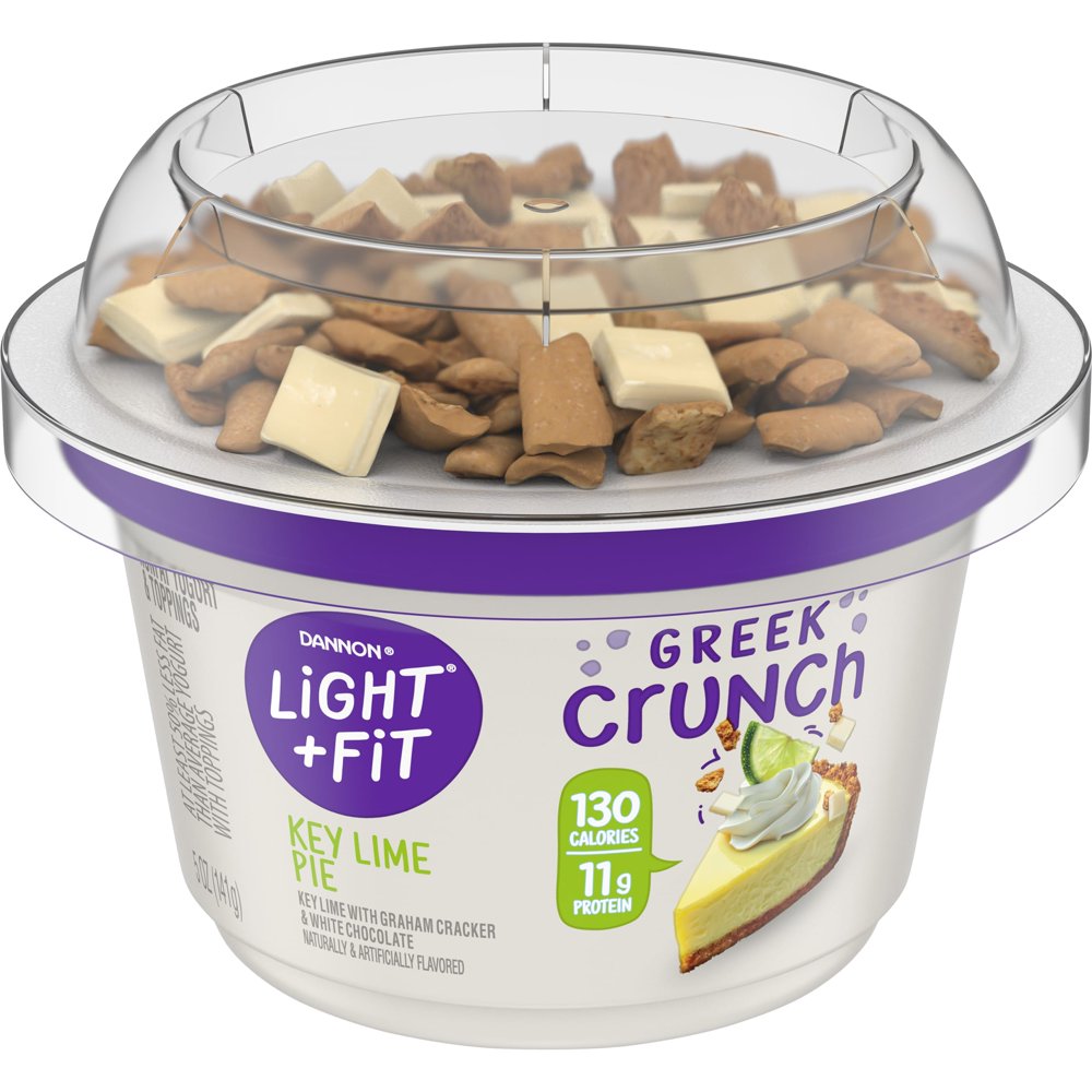 Light + Fit Nonfat Key Lime Pie Crunch Greek Yogurt, 5 Oz. Walmart