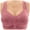 Pink, variant on Women's Front Button Non Underwire Plus Size Vest Push up Bras Womens Bras Red 50