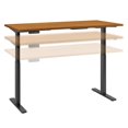thumbnail image 3 of Move 60 Series 72W x 30D Adjustable Desk in Natural Cherry - Engineered Wood, 3 of 6