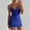 Blue, variant on Women Solid Temperament Sequined Suspender Dress Backless Hollow Cover Skirt Loose Fit Dresses Fitted Maxi Dress for Women Mini for Women Womens Plain Dress Cute Summer Dresses Teacher Dresses Short
