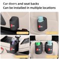 thumbnail image 5 of For Audi A4 Car Door Cup Holder Leather Automotive Drink Rack Storage Bin Auto Back Seat Cup Holder Organizer For Car Interior Accessories, 5 of 11
