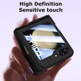 thumbnail image 4 of for Samsung Galaxy Z Flip 5 Case with Hinge Protection, Z Flip 5 Case Built in Back Screen Protector Slim Hard PC Scratch-Resistant Phone Case for Z Flip 5 Black, 4 of 6