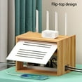 thumbnail image 7 of Router Shelf, WiFi Router Storage Box, Large Capacity, Power Strip, Socket, Cable Storage Cable, Organizer Box for Home, 7 of 7