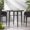 Brown Multi#9MBRN, variant on Dining Sets, 32" SQUARE WICKER BAR TABLE, Brown Multi Kitchen Sets,Rattan Wooden Dining Sets, Furniture Dining and Kitchen Sets 32" SQUARE WICKER BAR TABLE
