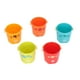 thumbnail image 3 of Juego De Juguetes De Construcción Para Bebés, Superficie Lisa, 5 Uds., Tazas Apilables, Juguete Colorido Para Guardería ANGGREK AC6823, 3 of 8