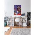 thumbnail image 4 of Marmont Hill Inc 'Donkey Reading' Painting Print on Wrapped Canvas - Red, 4 of 4