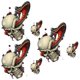 thumbnail image 1 of Parche PET Termoadhesivo SkullSnake02 3 Parches Grandes y 3 Chicos Snake Skull PET de Termofusión. PatchPros MXULL-003, 1 of 1