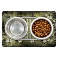 thumbnail image 1 of Grunge Pet Mat for Food and Water, Grunge Effect with Carving Art Style Star Patterns Marine Themed Industrial Illustration, Non-Slip Rubber Mat for Dogs and Cats, 18" X 12", by Ambesonne, 1 of 2