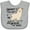 AC-Heather Grey, variant on Inktastic Grammy's You Say Alpaca My Bags Boys or Girls Baby Bib