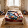 thumbnail image 6 of AuroraX Fleece Throw Blanket for Couch with Designs Summer 4th of&nbsp;July Sofa Blanket,Butterfly Printed Patriotic 30x40 Independence Day Decorations, 6 of 7