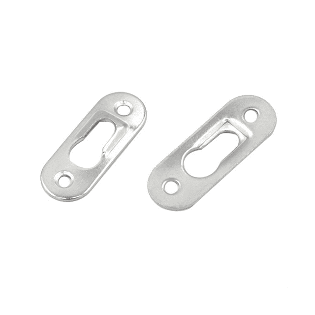 50Pcs Picture Hangers 42mmX16mm Metal Keyhole Hanger Fasteners for Picture Furnniture Cabinet Accessory