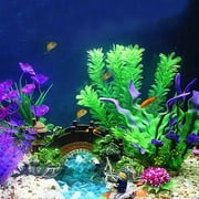 Aquarium Ornament Fish Tank Bridge Landscape Tree Photography Prop Decoration