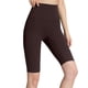 thumbnail image 1 of Pantalones Cortos de Motociclista de Cintura Alta para Mujeres Control Del Vientre Pantalones Cortos de Yoga de Color Sólido Fondos de Entrenamiento Elásticos sin Costuras Pantalones de Trabajo de Ci, 1 of 6
