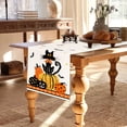 thumbnail image 5 of MOQIN Halloween Decorations Ghost Pumpkin Cat Boo Halloween Table Runner, Bat Seasonal Fall Kitchen Dining Table Decoration for Home Party Decor 13x108 Inch, 5 of 6