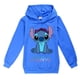 thumbnail image 2 of 7-14 años Niños Niños Niñas Lilo & Stitch Estampado Sudadera con capucha Tops tipo jersey, 2 of 2