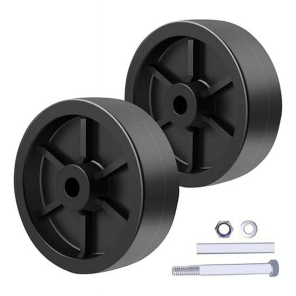 6Inch Trailer Jack Wheel Replacement Trailer Trailer Tongue Jack Wheel Hitch Utility Trailer Jack Replacement Parts 2pcs