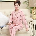 thumbnail image 1 of REDHOTYPE Pyjama de Mère Femmes Printemps et Automne Manches Longues Grande Taille Nouvelle Mode Floral Coton Homewear Set, 1 of 2