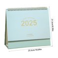 thumbnail image 3 of Small Desk Calendar 2025, Standing Desktop Calendar 2025(January 2025-December 2025), Academic Year Flip Desk Calendars with 234 Stickers and US Holidays Marked (Cyan Blue), 3 of 6