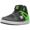 DC Shoes Youth Rebound Skate Shoes, Green/Grey/White, 7 M US Toddler