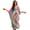 Vibrant Tie-dye, variant on Xixirimido Vibrant Cherry Blossom Print Women's Kaftan Dresses Plus Size Beach Cover Up V-Neck Batwing Sleeve Swimsuit Coverup Summer Caftan Dress