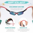 thumbnail image 4 of Gafas de Sol Polarizadas para Niños Vcarsian Deportes de Béisbol UV400, 4 of 6