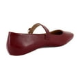 thumbnail image 5 of Naturalizer Carter Women's Flats Cranberry Leather Size 10 M, 5 of 8