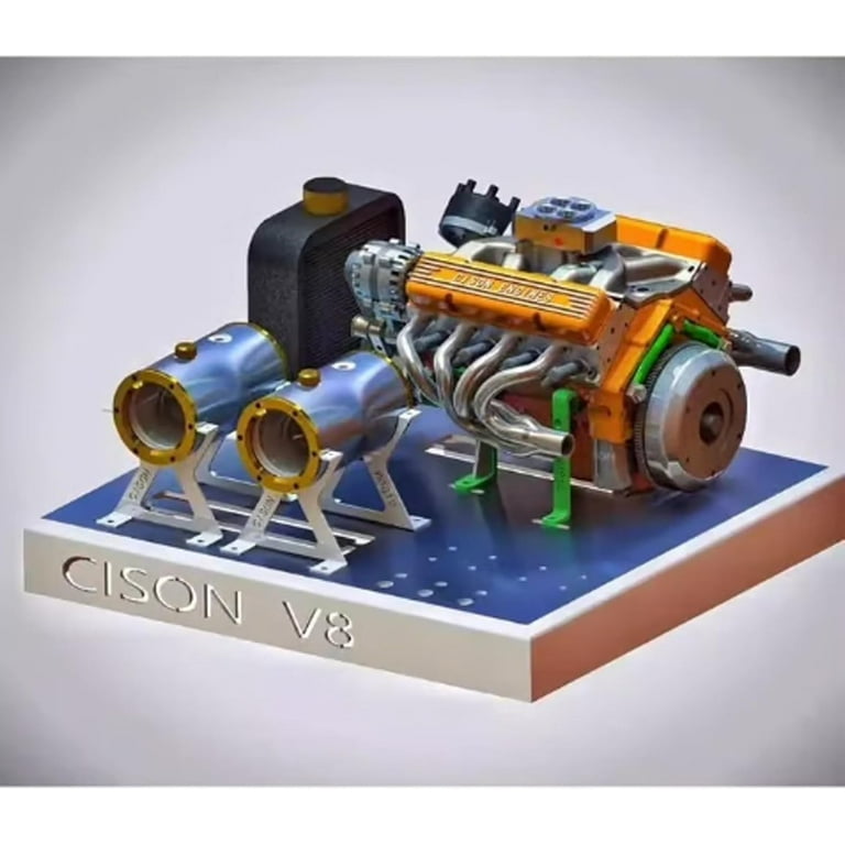 89%-Gasoline Ohv V8 Small-Block Engine Model Kits, Cison V8 Engine