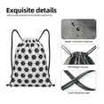 thumbnail image 4 of Kuqiui Soccer Print Drawstring Backpack Drawstring Bags,Draw String Back Bag Drawstring Bags for Sports,Gym,Travel,Swimming,Beach, 4 of 8