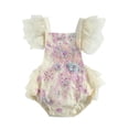 thumbnail image 5 of Lace Ruffle Playsuit Romper., 5 of 8