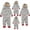 Grey Kid, variant on GRNSHTS Christmas Family Matching Pajamas for Family,Adults Kids Baby Reindeer Printed Onesies Hooded Zipper Jumpsuit Sleepwear (Blue Baby,9-12 Months)