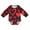 Black, variant on Ulitacool Girls Summer Onesies Round Neck Valentine'S Day Long Sleeve Baby Bodysuit Heart Print Romper Infant Outfit Black 6-12 Months