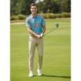 thumbnail image 5 of Birdie Bound Men's and Big & Tall Men's Print Polo Golf Shirt, Sizes XS-4XLT, 5 of 6