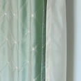 thumbnail image 4 of Home Soft Things Doris Diamond Embroidery Curtain set 2Pcs - Silver Blue - 60"x96", 4 of 8