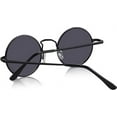 thumbnail image 4 of Sunny Pro Retro Round Sunglasses Small Colored Lens Hippie John Lennon Glasses, 4 of 6