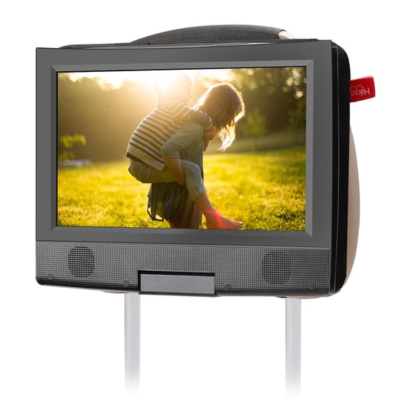 Hikig Correa de soporte para reposacabezas de coche para reproductor de DVD portátil giratorio y abatible, pantalla de 7 a 11,5 pulgadas