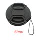 thumbnail image 3 of 40.5/43/49/52/55/58/62/67/72/77/82mm Snap-on Camera Front Lens Cap Cover Protector Wordless Lens Cap Adapter Camera Accessories, 3 of 8