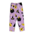 thumbnail image 4 of Balery Cute Halloween print Women's Pajama Pants,Ultra Lightweight Pjs,Lounge Pant-Large, 4 of 9