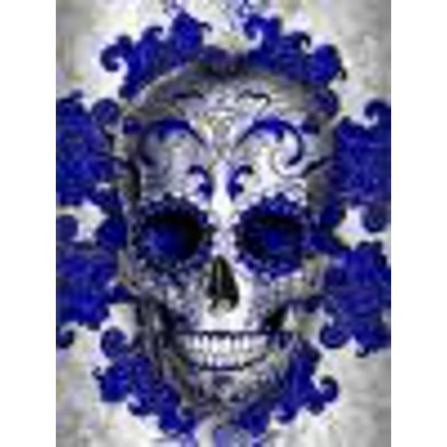 Diamante pintura calavera personaje serie Rhinestone redondo resina (V2249) FLhrweasw Nuevo
