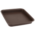 thumbnail image 5 of KOHAND 10 Pack 10 Inch Square Plant Saucer, Brown Plastic Flower Pot Saucer Tray for Flowers, Plants, 5 of 5