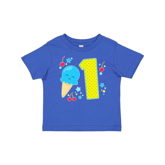 Inktastic Ice Cream First Birthday in Blue Boys or Girls Baby T-Shirt