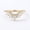 Rose Plated, variant on Marquise Cut Diamond Chevron Wedding Ring, Stacking Band Ring, Dainty Ring, Nesting Ring, April Birthstone Ring, Diamond Ring, Handmade Jewelry