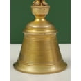thumbnail image 3 of 6" Garuda and Hanuman Double-Sided Handheld Bell Brass Statue | Divine Guardians | Handmade, 3 of 4