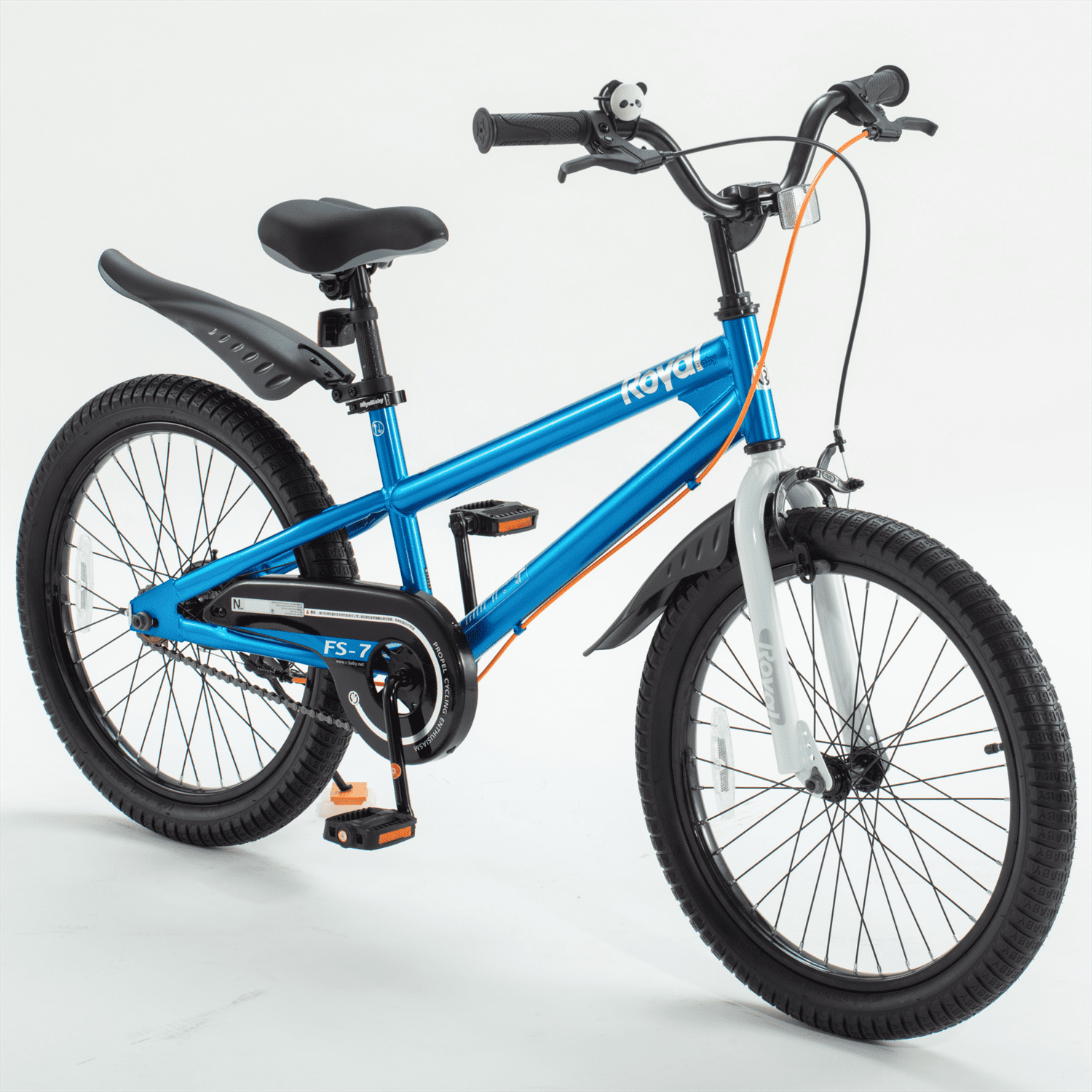 Royalbaby Freestyle 7 Kids Bike Toddlers 20 Inch Wheel Dual Handbrakes Bicycle Beginners Boys Girls Ages 3 5 Years Kickstand and Water Bottle