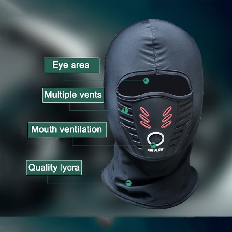 Sports Dust Protective Bike Motorcycle Face Mask Neck Cover Cap Hat Windproof 