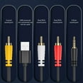 thumbnail image 4 of Digital To Analog Sound Converter, High Performance Gold Plated Interface Digital SPDIF Coaxial To Analog  Cable Plug and Play  for DVD for TV for Amplifiers, 4 of 7