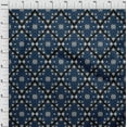 thumbnail image 3 of oneOone Polyester Lycra Fabric Swirl Ikat Decor Fabric Printed BTY 56 Inch Wide, 3 of 4