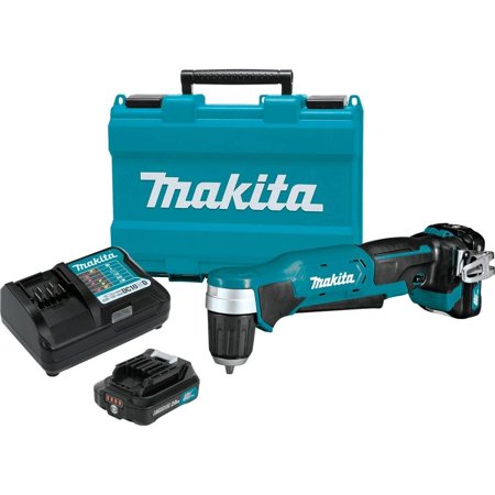 Makita-AD04R1 12V Max CXT Lithium-Ion Cordless 3/8 In. Right Angle Drill Kit (2.0Ah)